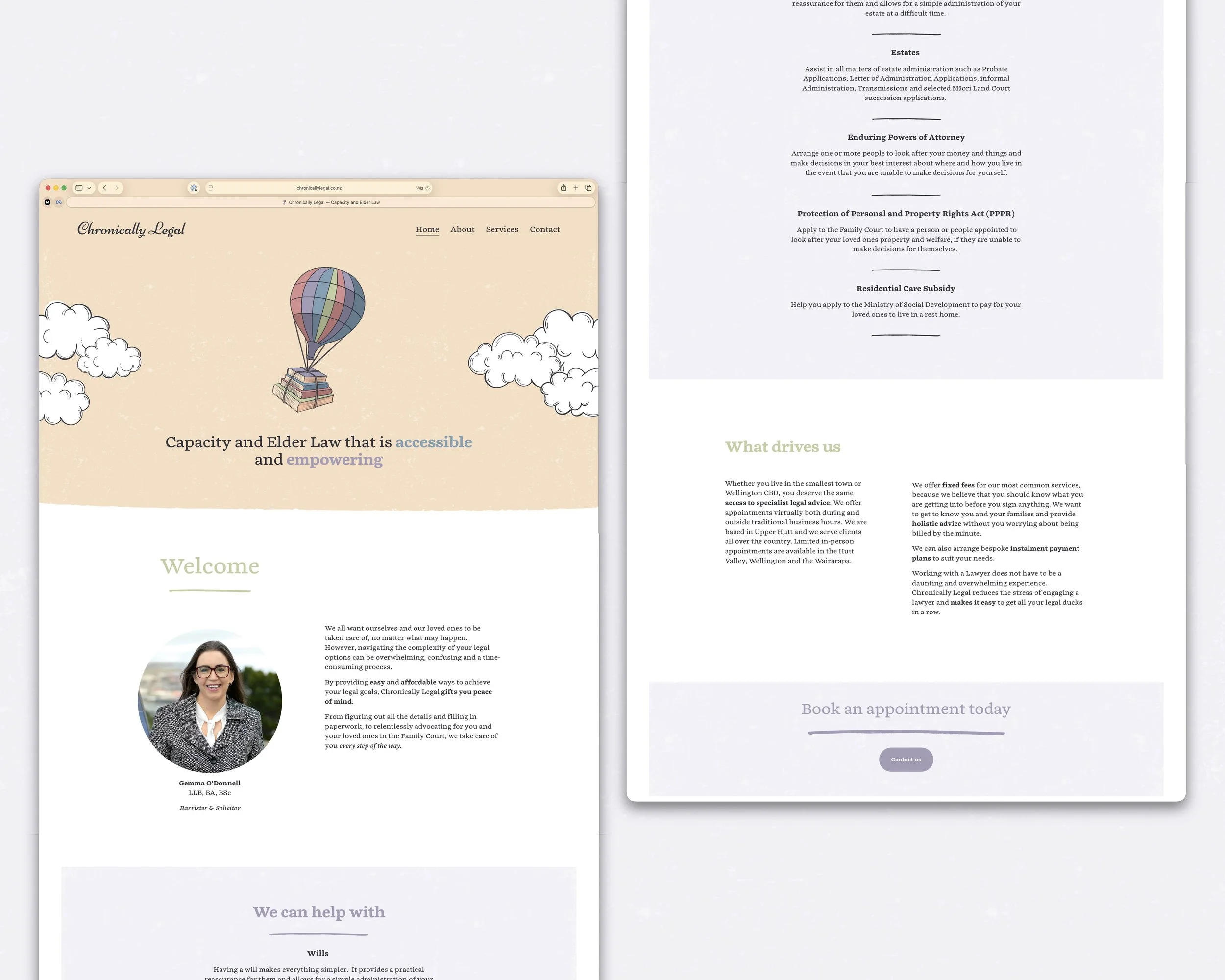 A clean new website for Chronically Legal