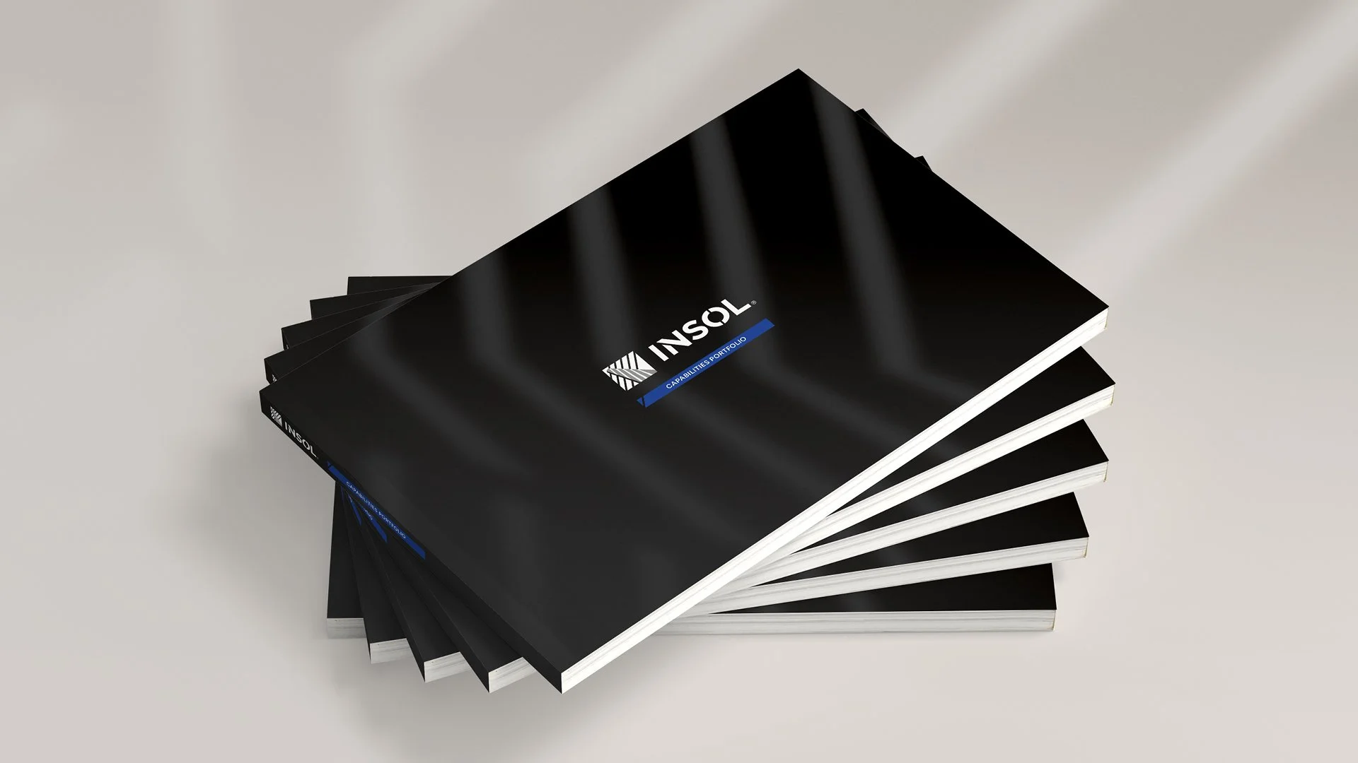 A key part of the Insol Brand Refresh rollout was the design and production of four publications. Each book was designed as part of a cohesive family.
