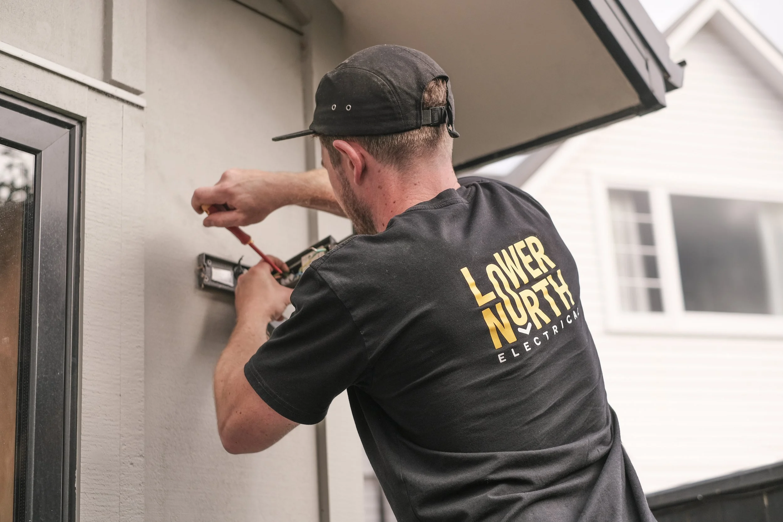 T-shirt design for Lower North Electrical