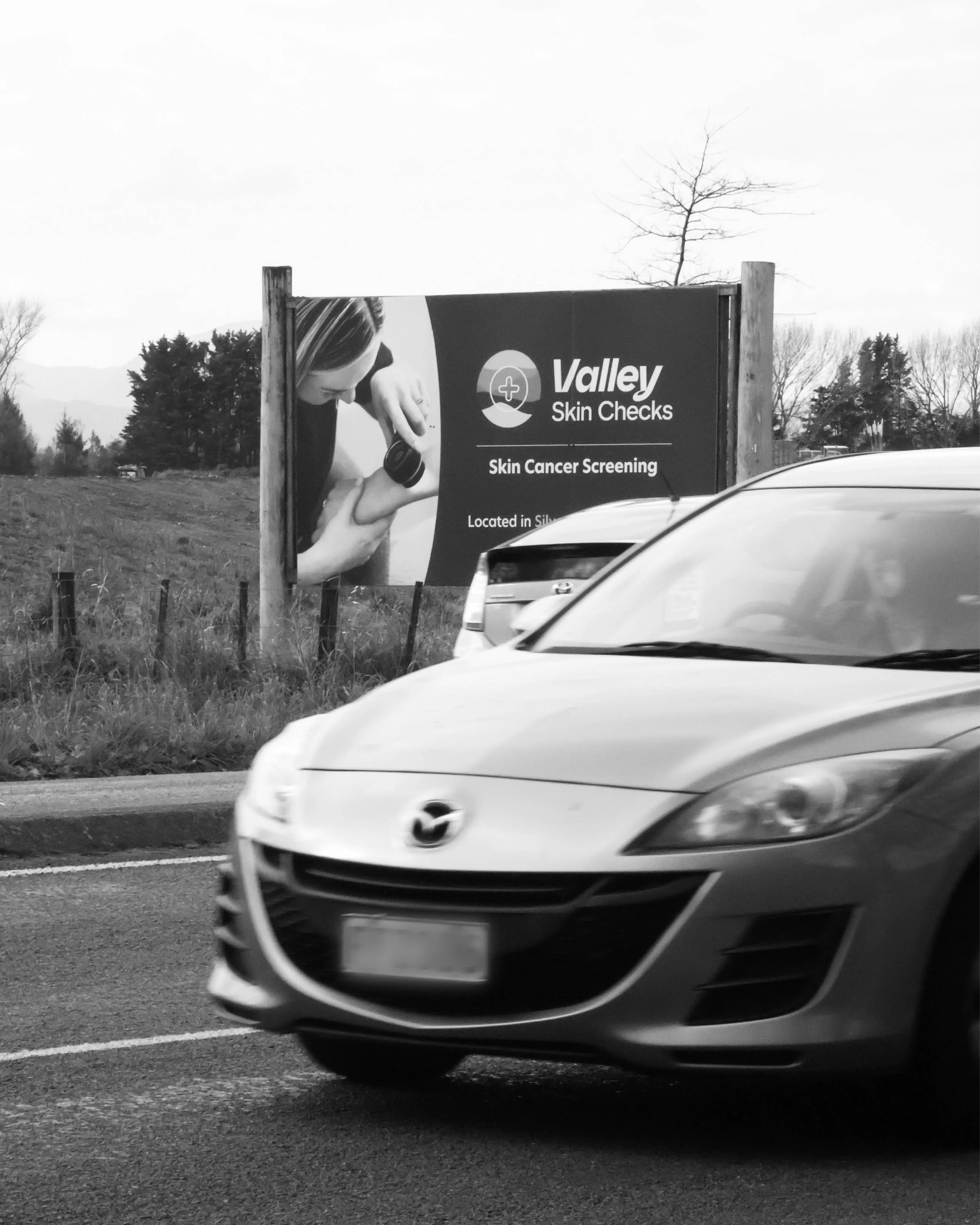 Billboard in Silverstream for Valley Skin Checks