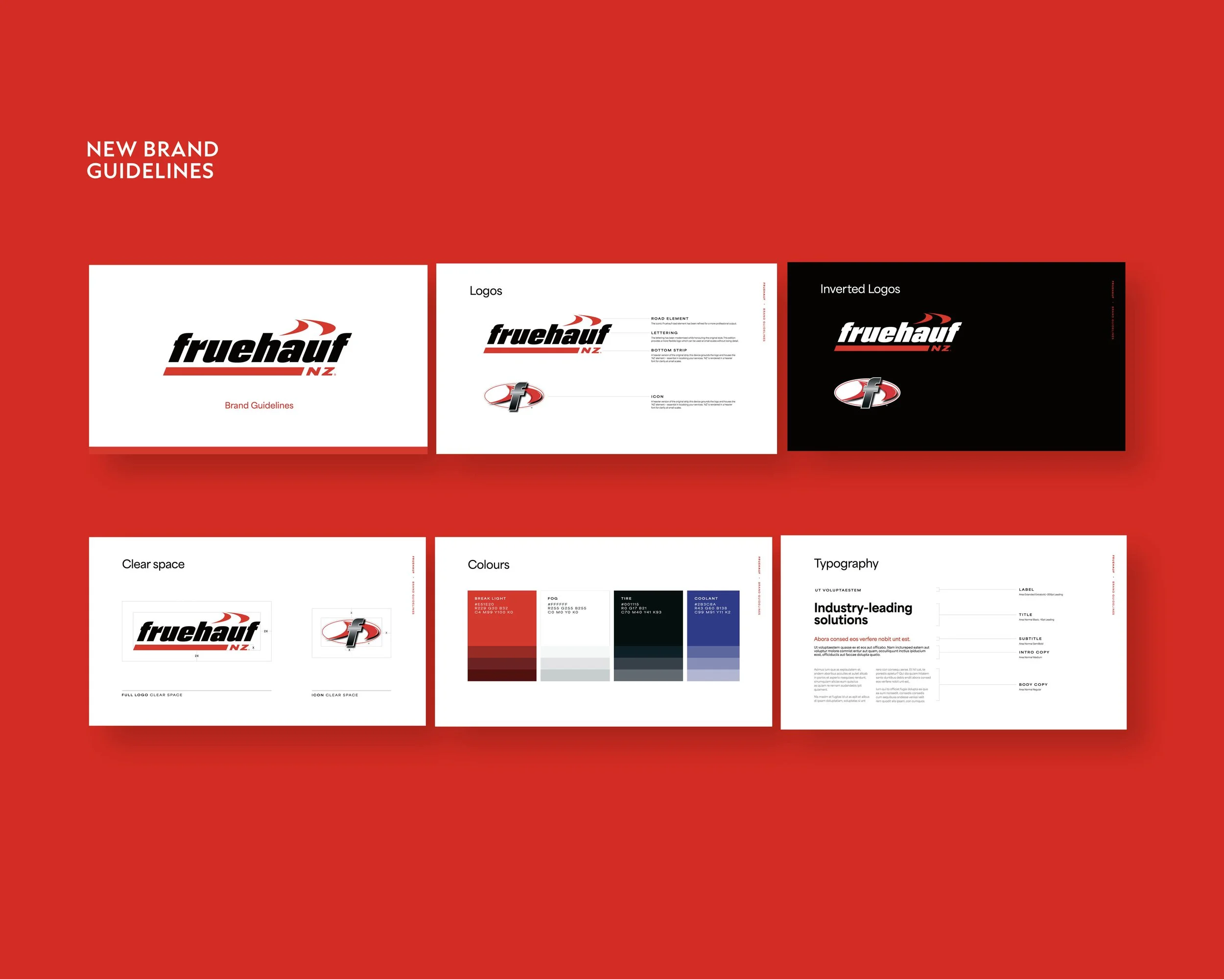 New Brand Guidelines after a Brand Evolution for Fruehauf NZ 