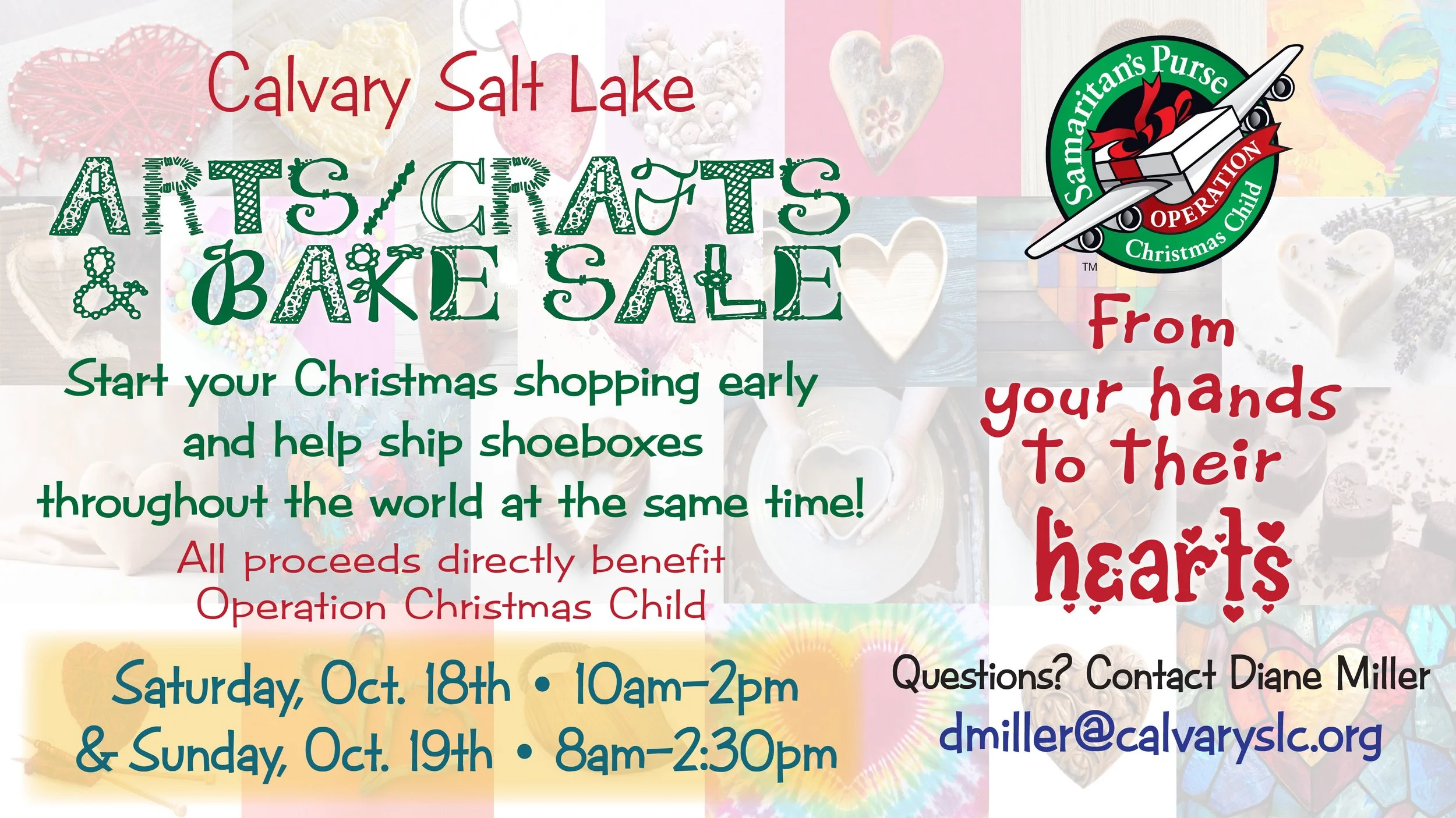 Crafts & Bake Sale Fundraiser - Operation Christmas Child