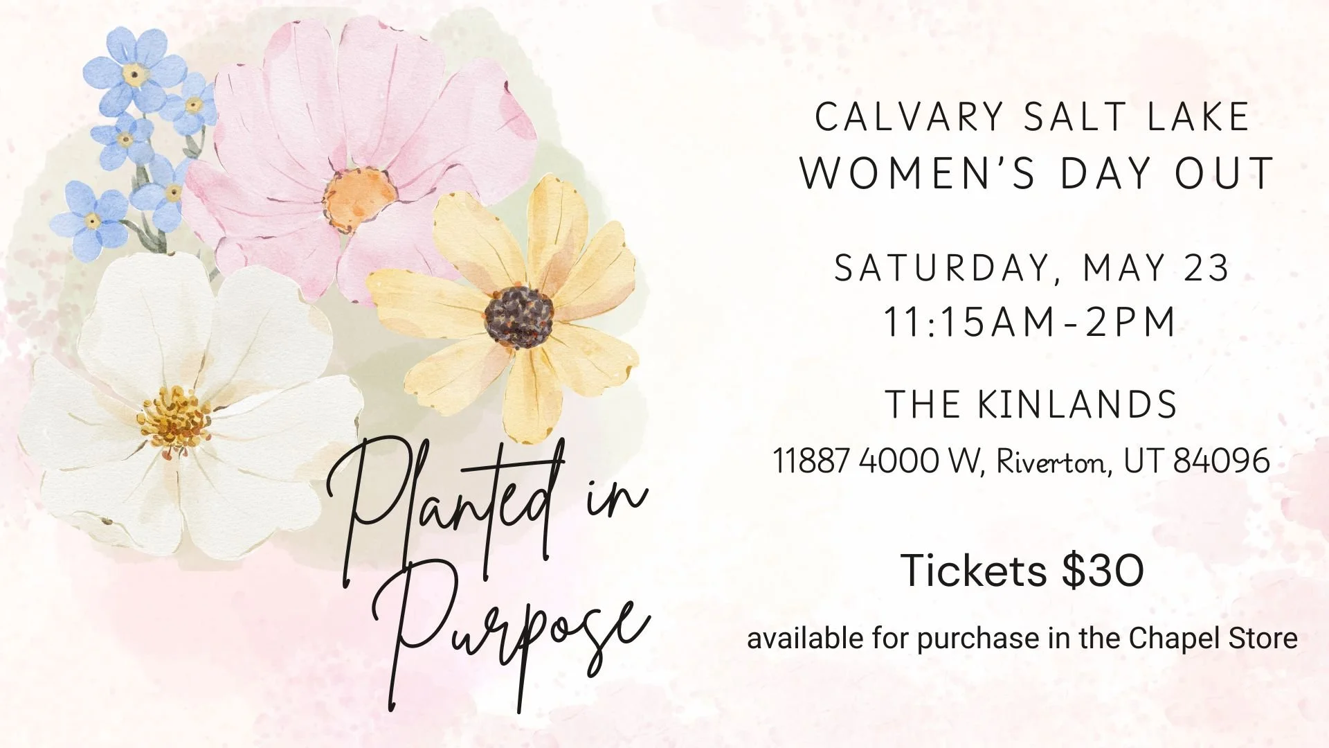 Women's Day Out - The Kinlands - May 23rd