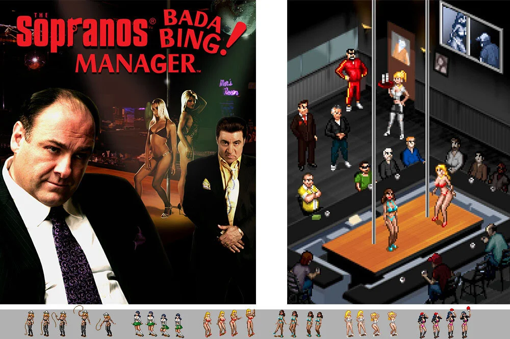 Title Screen and Pixel Game Art