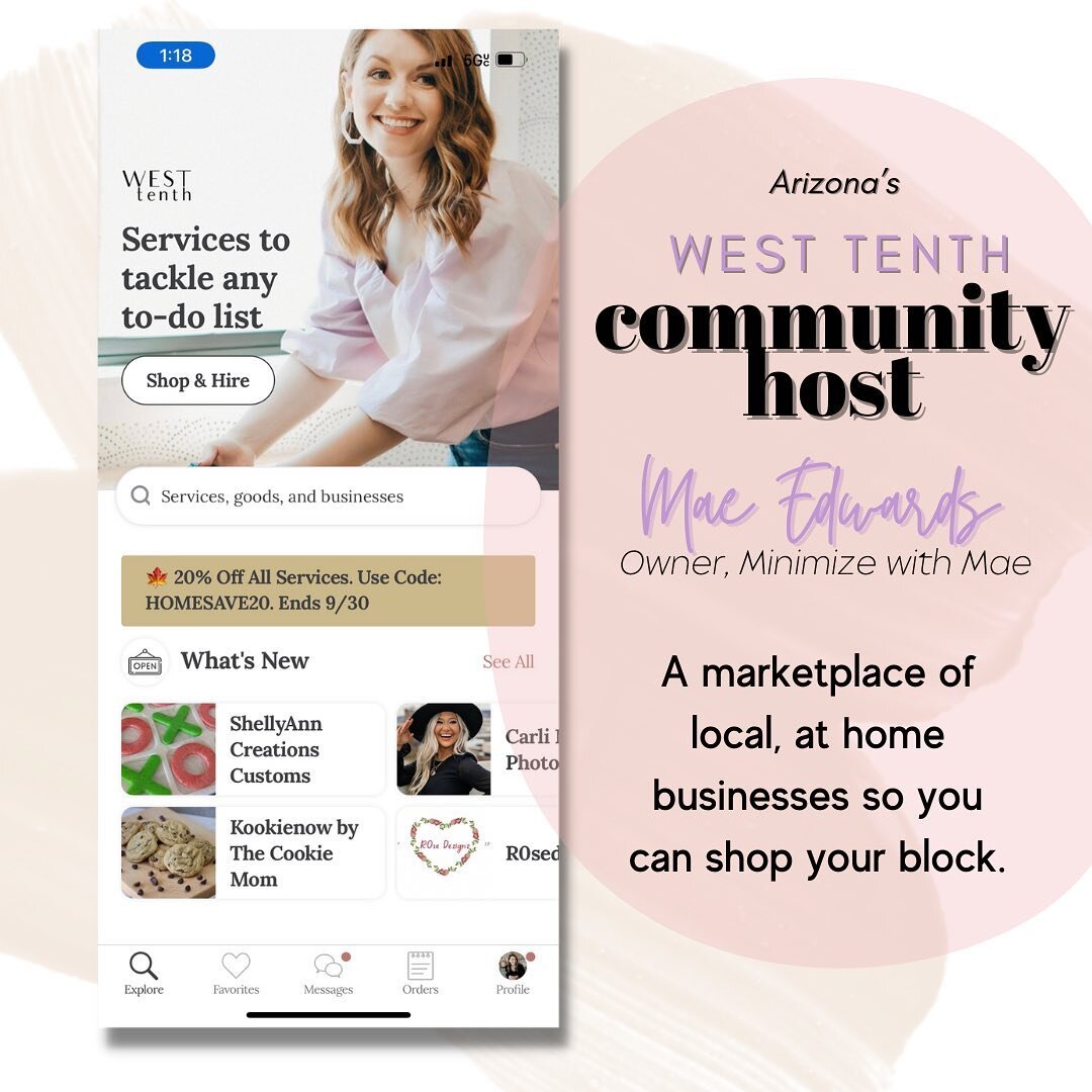 I am excited to announce I am the AZ community host for @w10th 🤩 That means I get to throw events every month for fun and meet so many amazing people!!! This app has connected me with new people that I now call friends, and other women owned busines