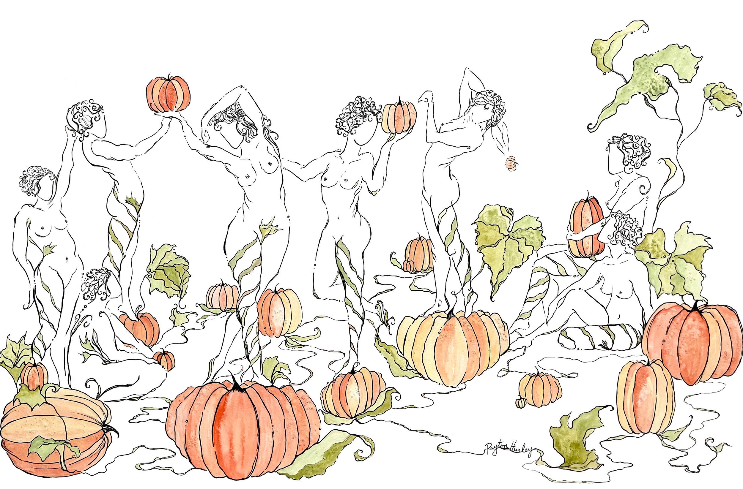 The Pin-Up Pumpkin Patch