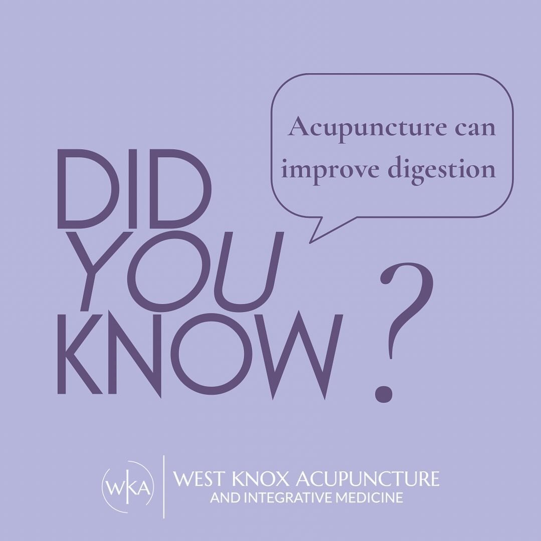 Acupuncture helps by balancing the gut-brain axis and the nervous system to reduce stress, which in turn improves digestive function. One of the side effects of an overactive sympathetic nervous system is decreased digestive function. Acupuncture als