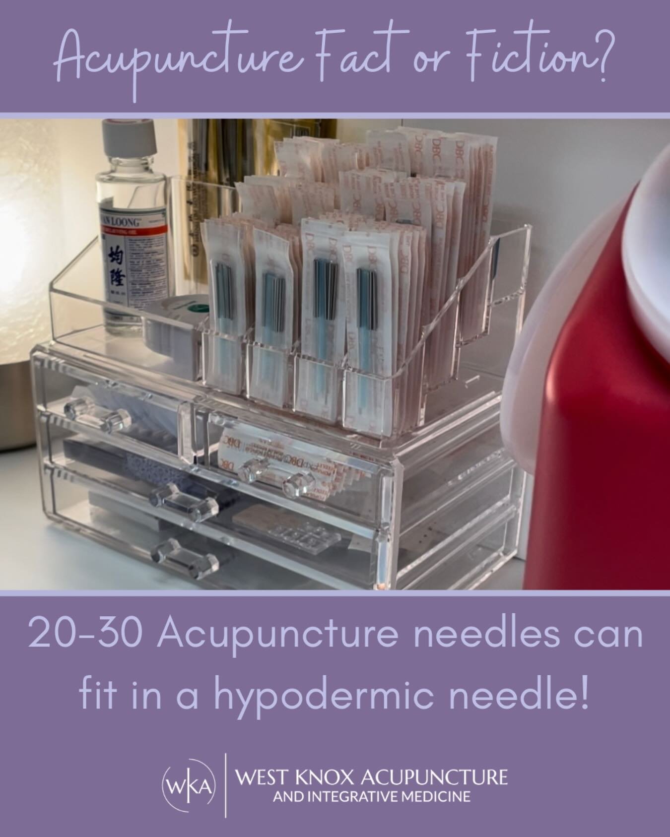 💫FACT!! Approximately 20 to 30 or more acupuncture needles can fit within the lumen of a standard hypodermic needle. This difference in size is significant, as acupuncture needles are much thinner than hypodermic needles, often as thin as a human ha