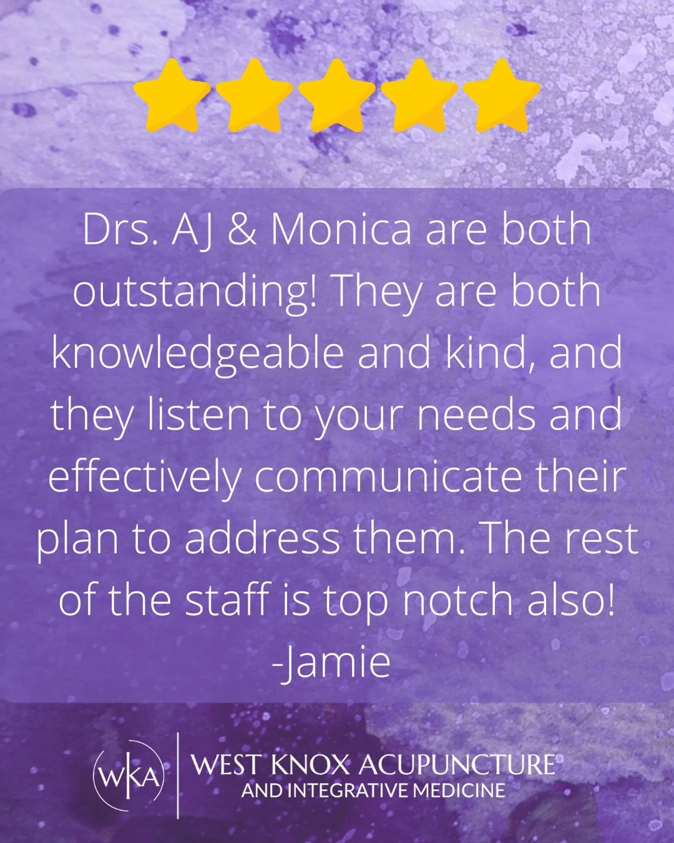 We always appreciate such kind words from our patients! 💞 #testimonial #testimony #knox #knoxrocks