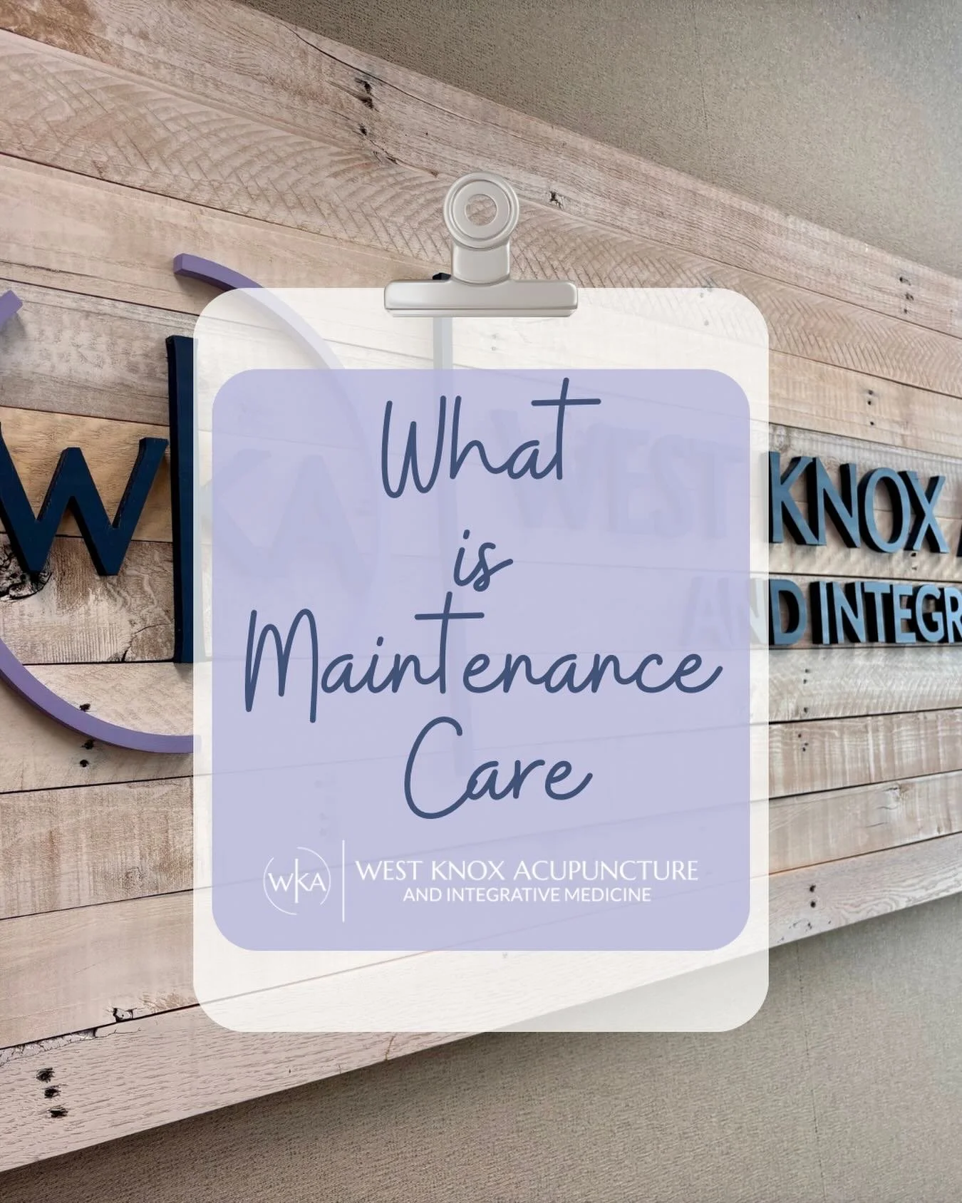 💫Feeling better&hellip; now what?

This is where maintenance care comes in.

After your initial treatment plan, maintenance is all about keeping your body supported so you can stay well&mdash;not just get well.

✨ Helps maintain progress
✨ Reduces f