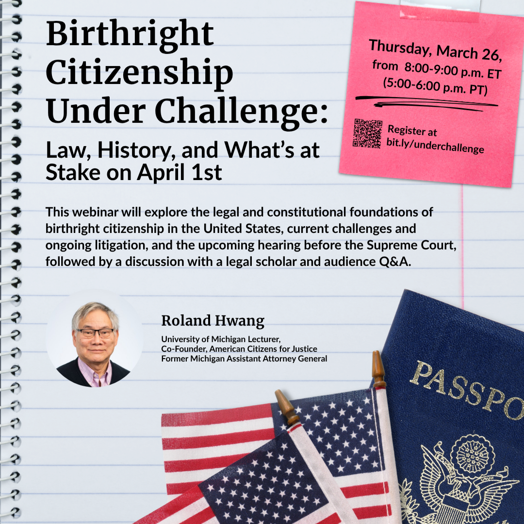 Birthright Citizenship Under Challenge: Law, History, and What’s at Stake on April 1st