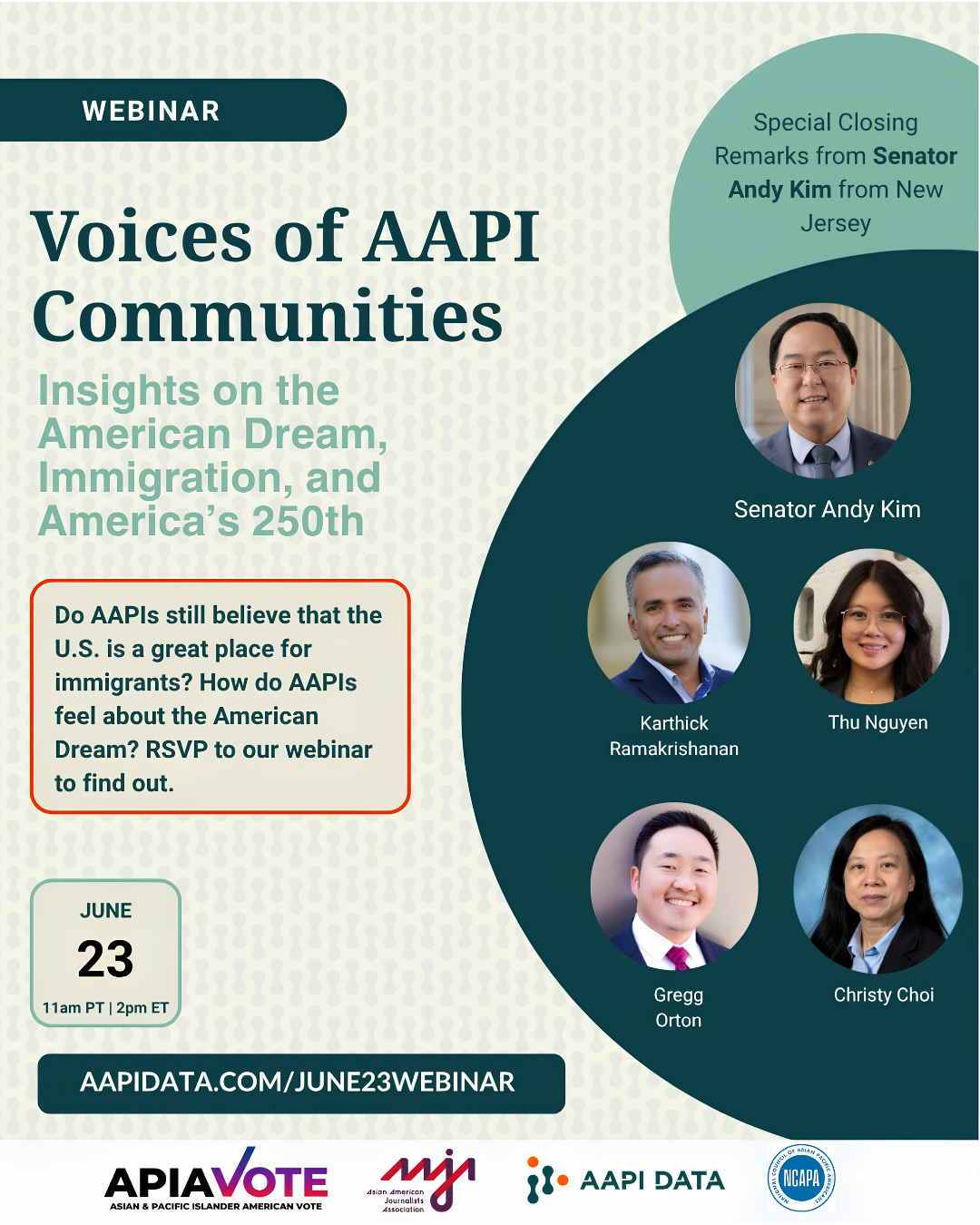 Voices of AAPI Communities: June Briefing on the American Dream, Citizenship Rights, 250th Anniversary