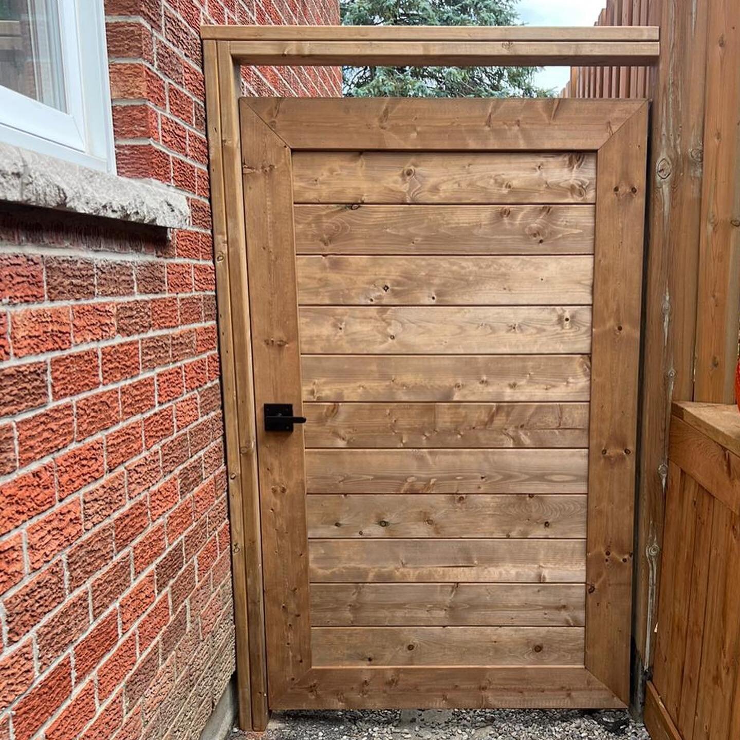 Fence Gate #madebycpc #gtafencebuilder #gtacontractor #torontofencecontractor