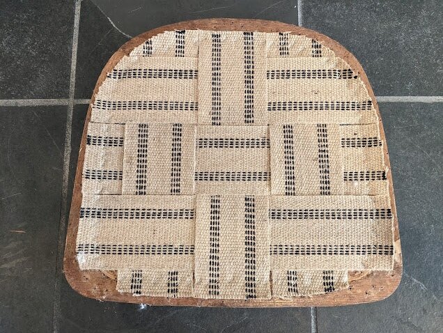 New jute webbing (top view)