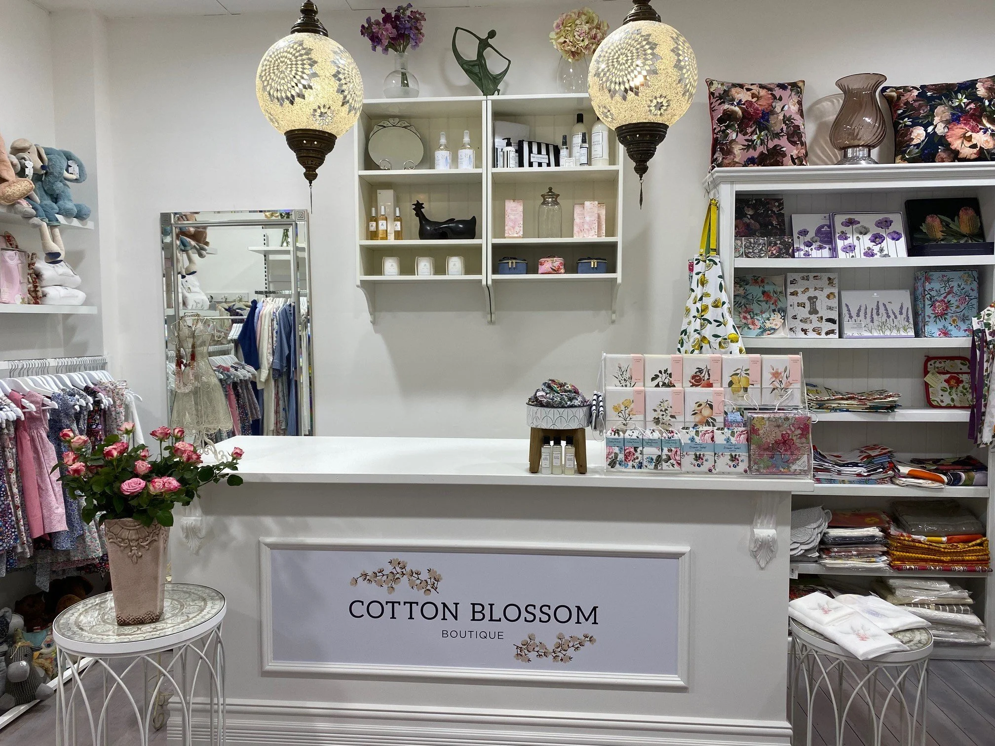 Cotton Blossom boutique inside