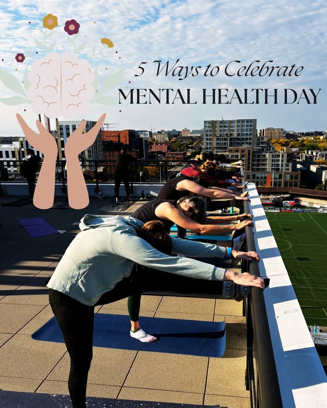 Today is World Mental Health Day. Mental health is just as important as physical health but often overlooked or misunderstood. Here are five ways to honor today and take care of your own health:

1. Make time for yourself in a way that is meaningful 