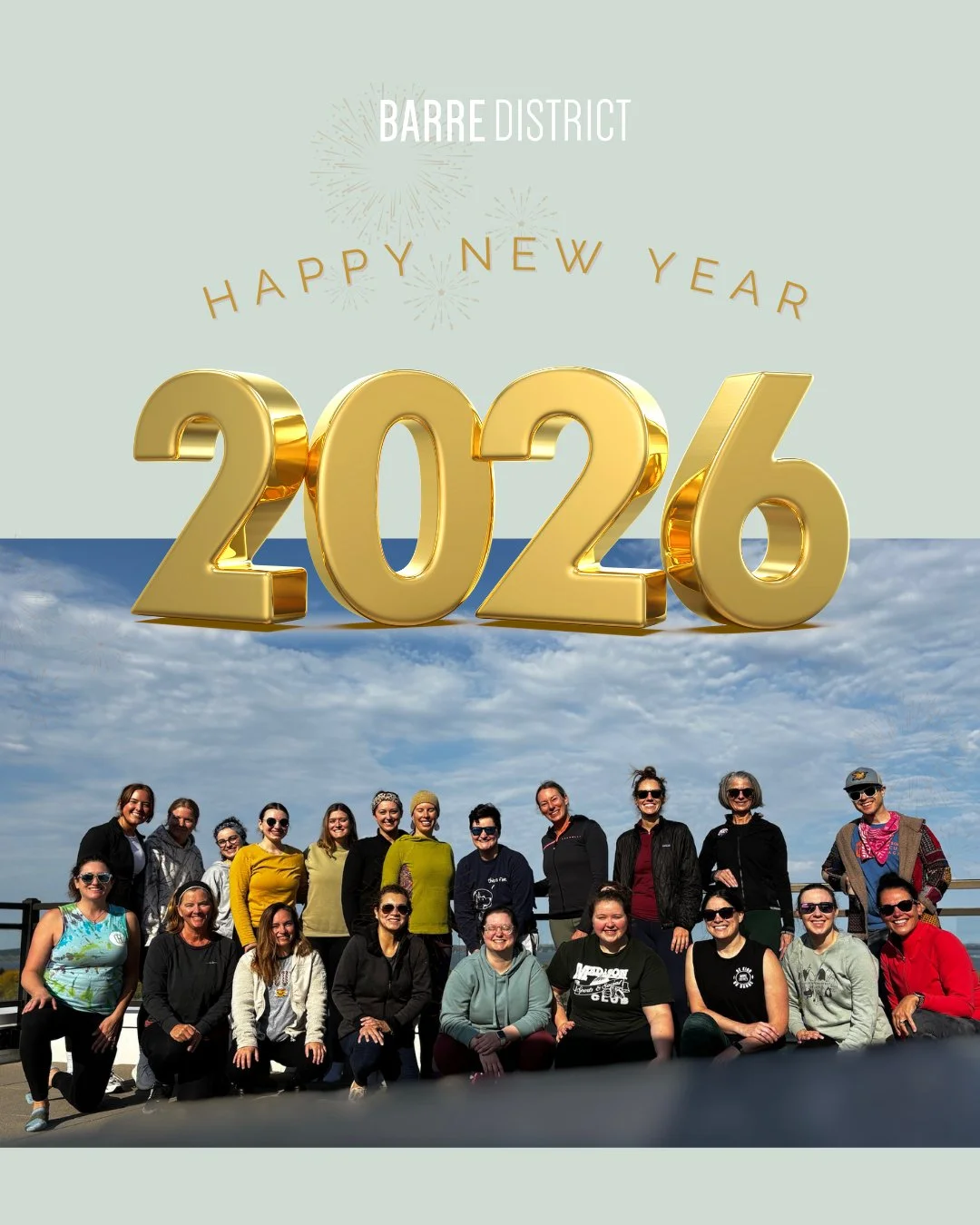 Happy New Year! 🥂 Cheers to 2026! Thank YOU for being such a big part of our 2025 - the studio would not exist without our amazing community! 💛