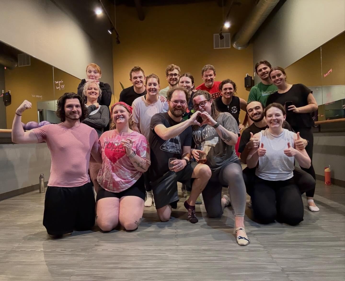 Sharing all the love from last nights partner class! ❤️We had so much fun trying out partner moves with all the duos who came out. Loved seeing significant others, family and BFFs doing barre together!