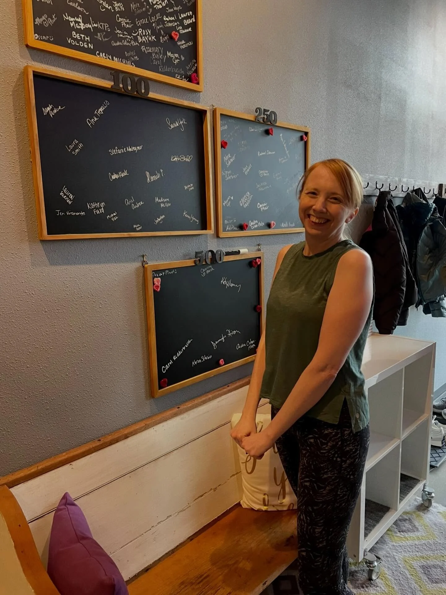 .
💪💃100 CLASSES 4 ARIEL💪💃

We love to see that smile - you earned this and we are so proud of you! 😁Congratulations!👏🎉🥳