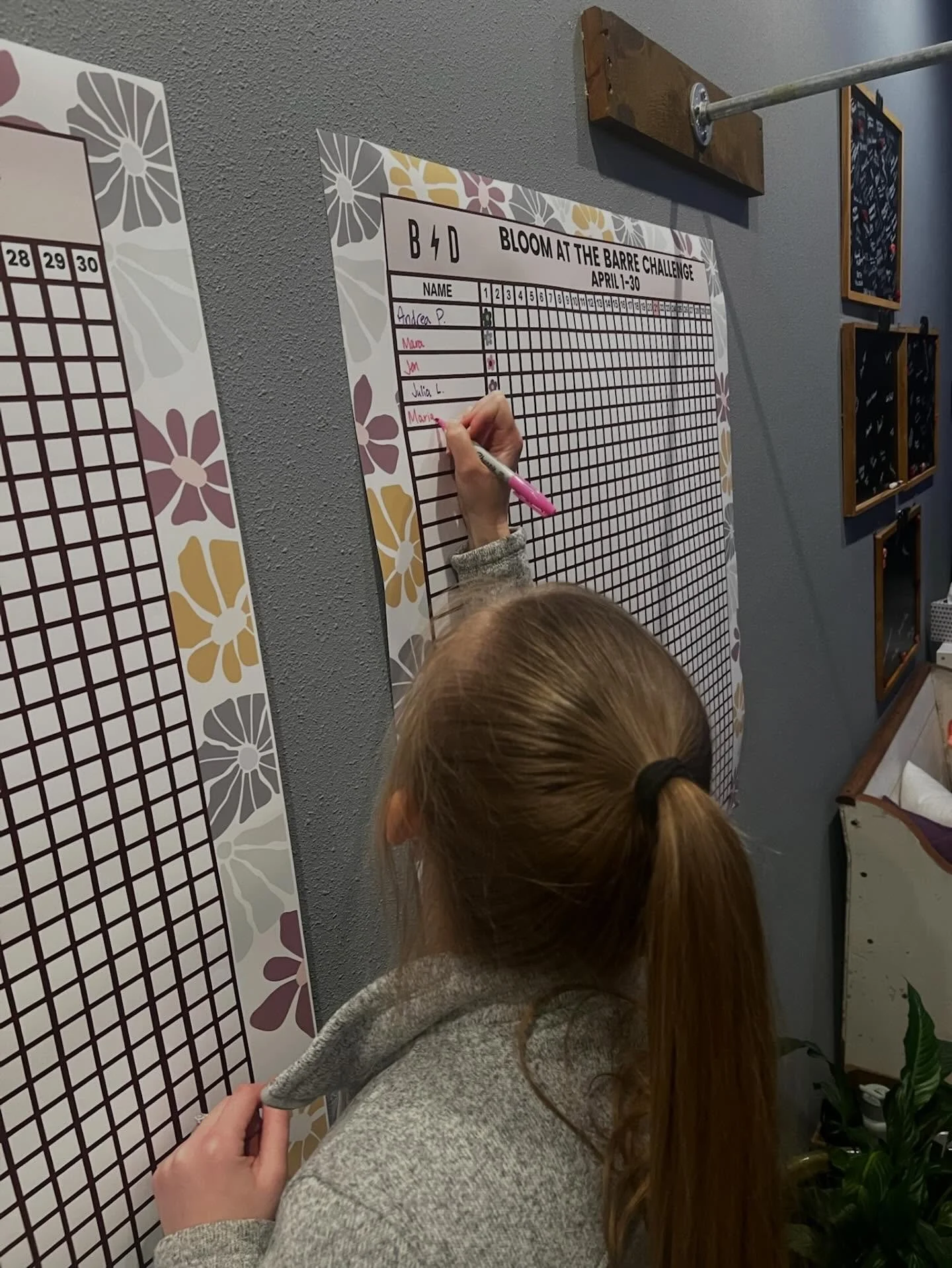 You all SHOWED UP for the first day of the challenge! 👏 Let&rsquo;s keep the momentum going all month long. 🏃&zwj;♀️ Remember if the studio can hit 500 collective class stickers - there will be a celebration party! 🎉🥳💃 Every class counts! ✅