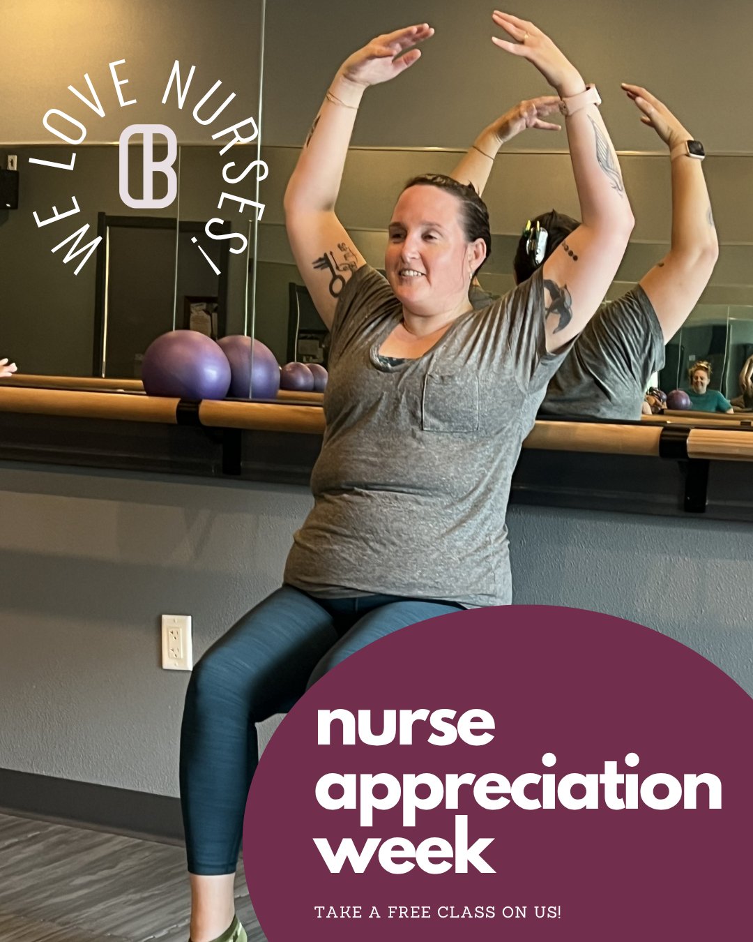 Shout out to all the hero&rsquo;s of healthcare- the nurses of our community! We SO appreciate all you do for us! 👩&zwj;⚕️

To celebrate all the nurses out there, we are offering a free class to all nurses. To redeem, just send us a message or email