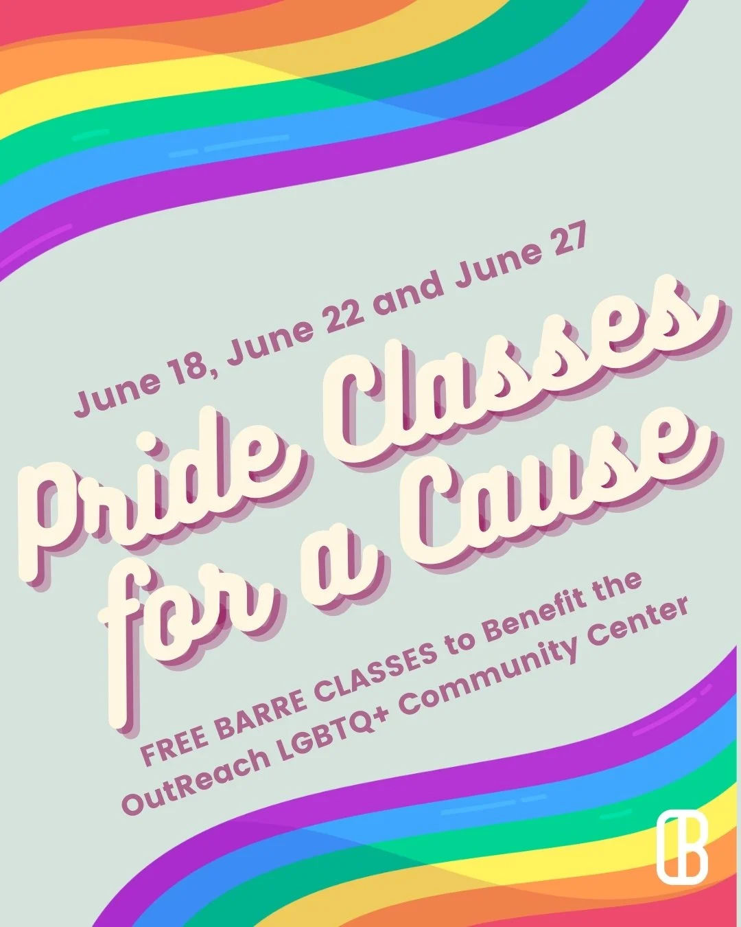 .
❤️🧡💛HAPPY PRIDE MONTH!💚💙💜​​​​​​​​
​​​​​​​​
Let's celebrate by raising some funds to support the LGBTQ+ community here in Madison. ​​​​​​​​
​​​​​​​​
💝Join us for THREE FREE CLASSES this month. In return, we ask you to donate what you are able 
