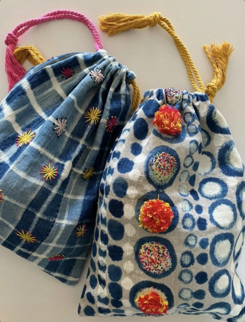 SOLD OUT - Indigo painting and creative stitching workshop with Cath Derksema 30 Sep