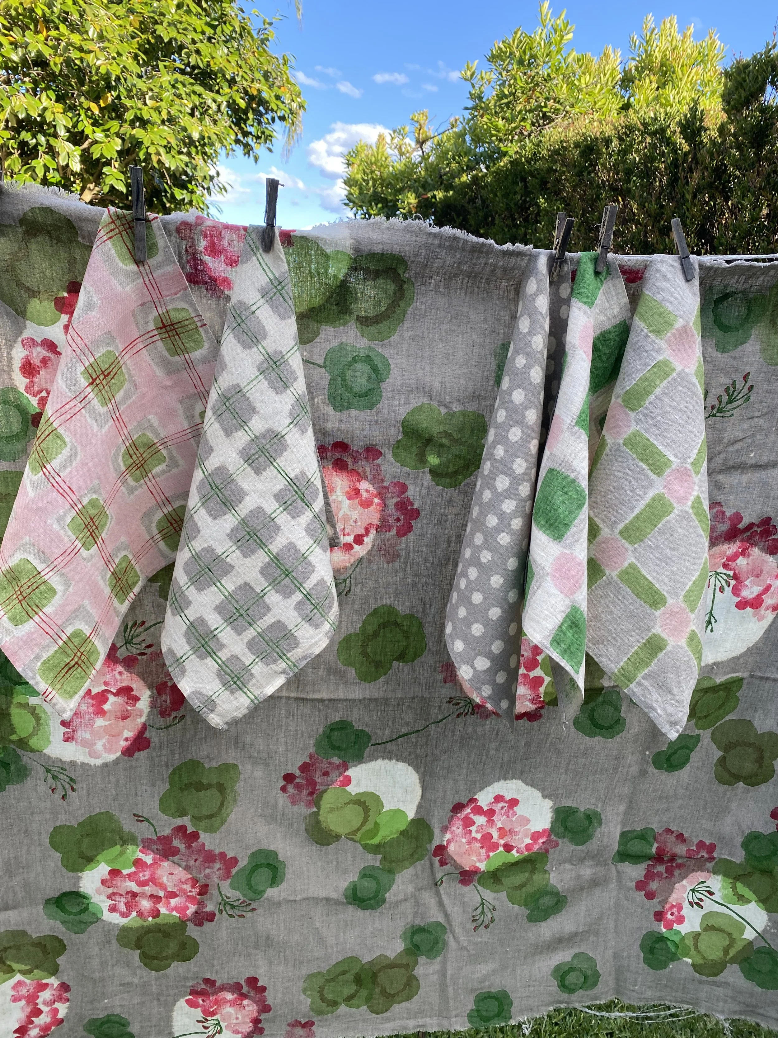 Floral Fabric Painting and Stitching with Cath from The Happenstore 26 & 27th August