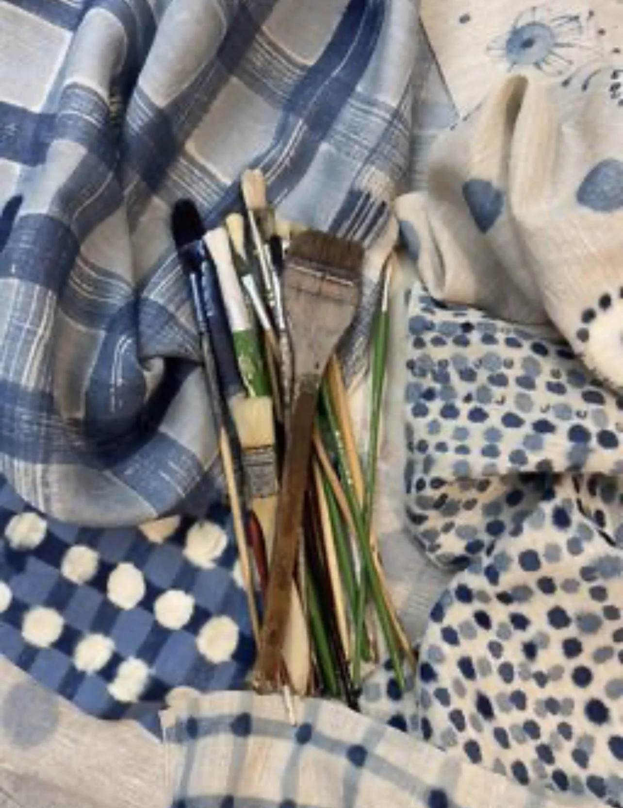 Indigo Painting and Creative Stitching with Cath from The Happenstore 19th Nov 10 til 4pm