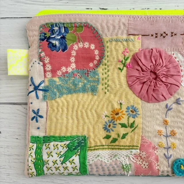 SOLD OUT - Textile Collage Workshop with Bec Brennan @sew.be 24th July 10am til 4.30