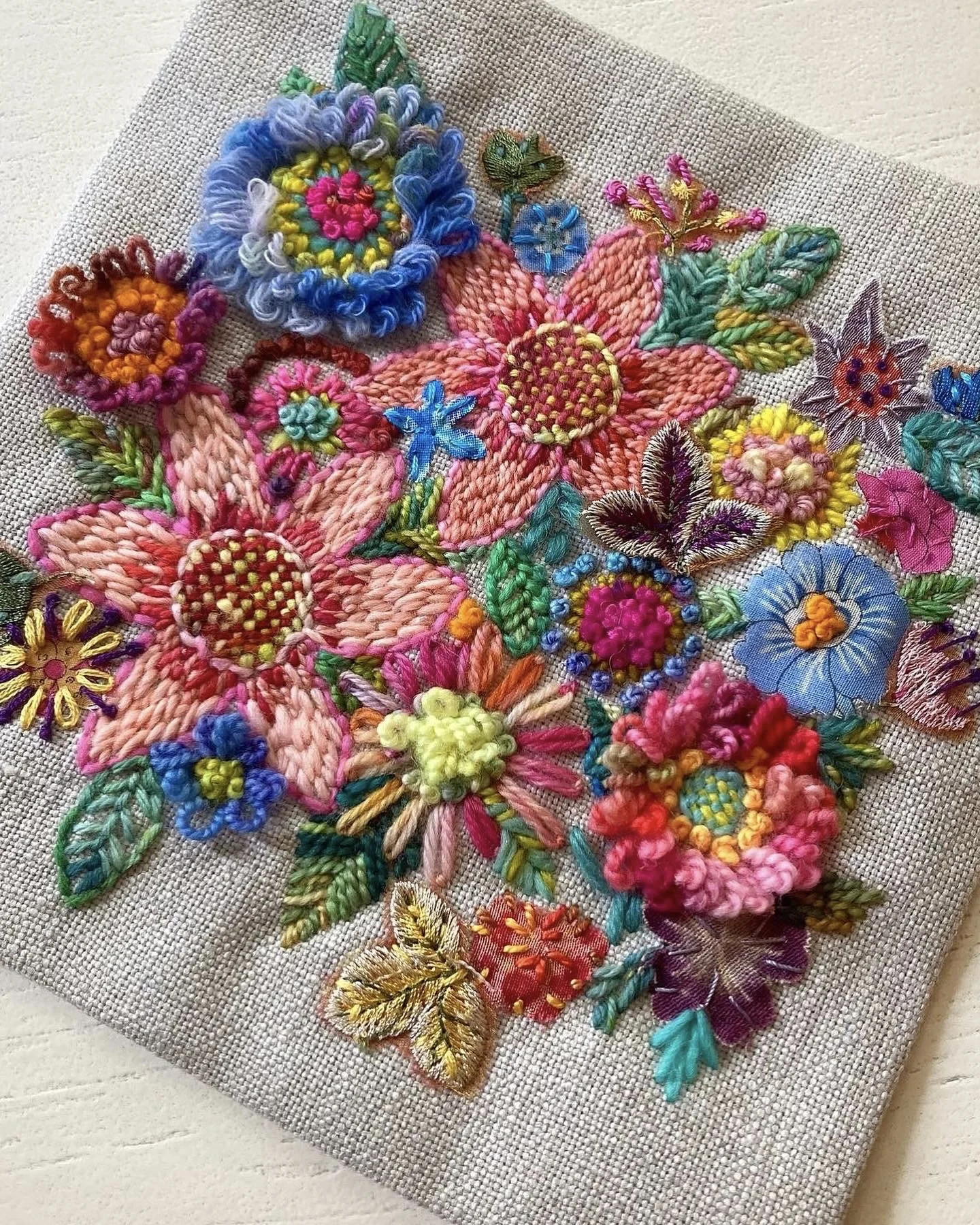Fabric, Flowers & Stitch Workshop with Pauline Franklyn  5th August 10 til 4pm