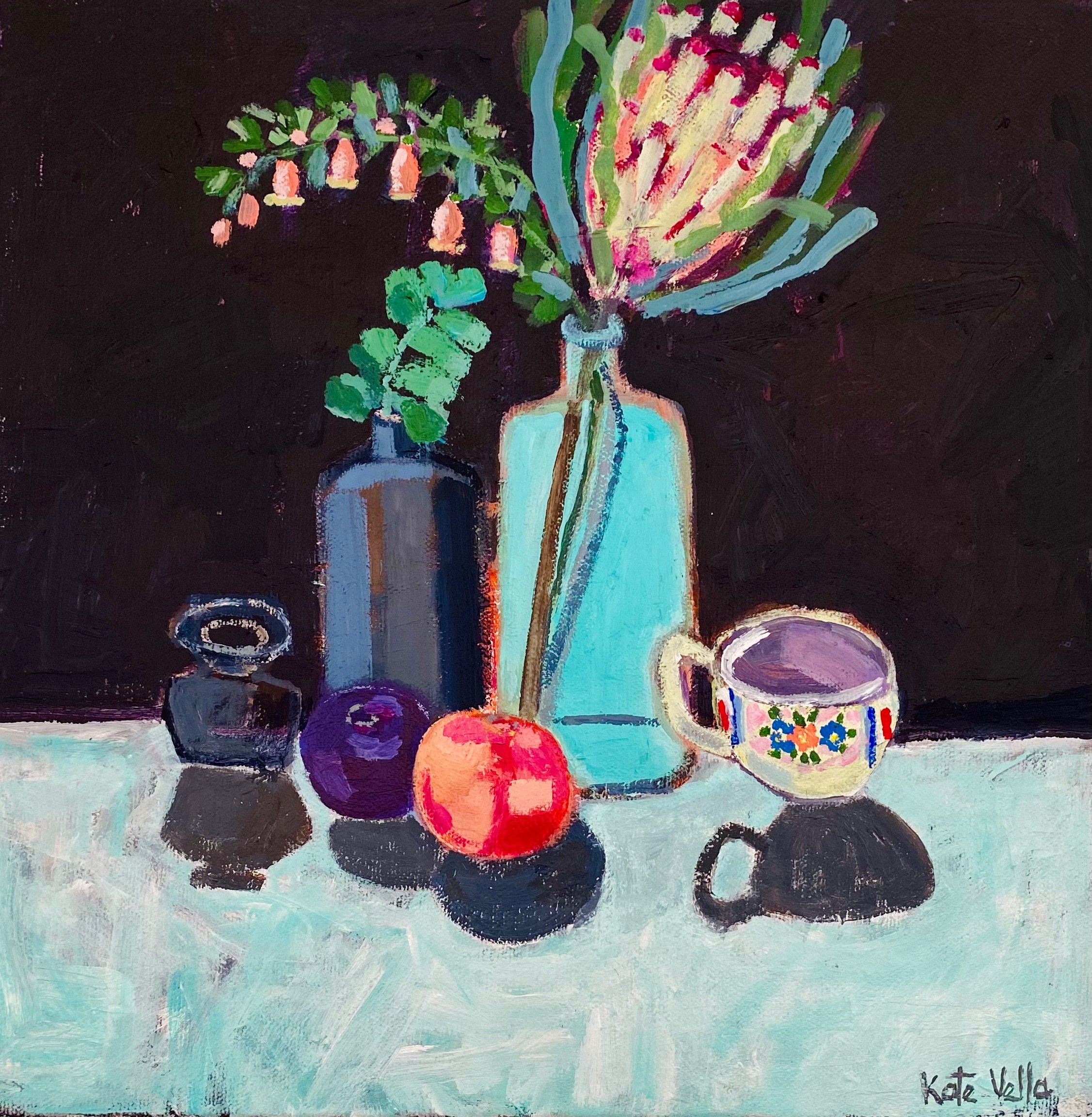 Still Life Painting for beginners in acrylics with Kate Vella 10th Nov 12pm til 5pm