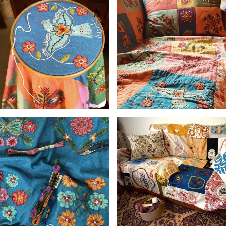 Hand Embroidered Quilt Retreat with Kasia Jacquot 12/13/14th November