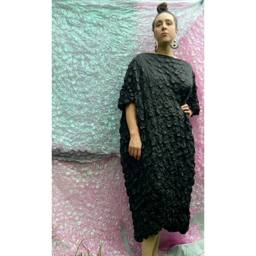 Copy of Louise Meuwissen Pucker Dress BLACK.jpg