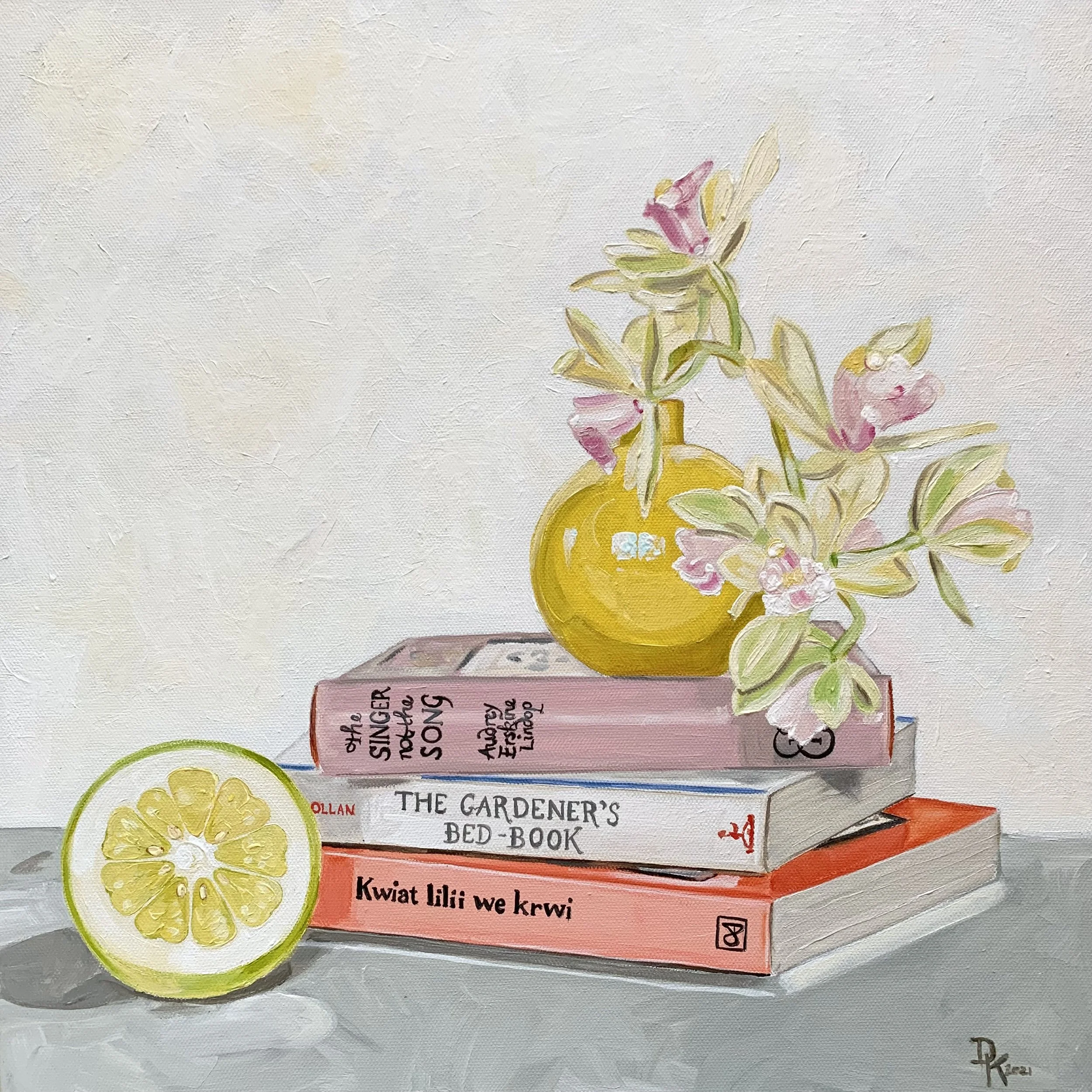 Orchids, Books and Fruit Still Life Painting with Dominika Keller 24th May 10 til 4pm