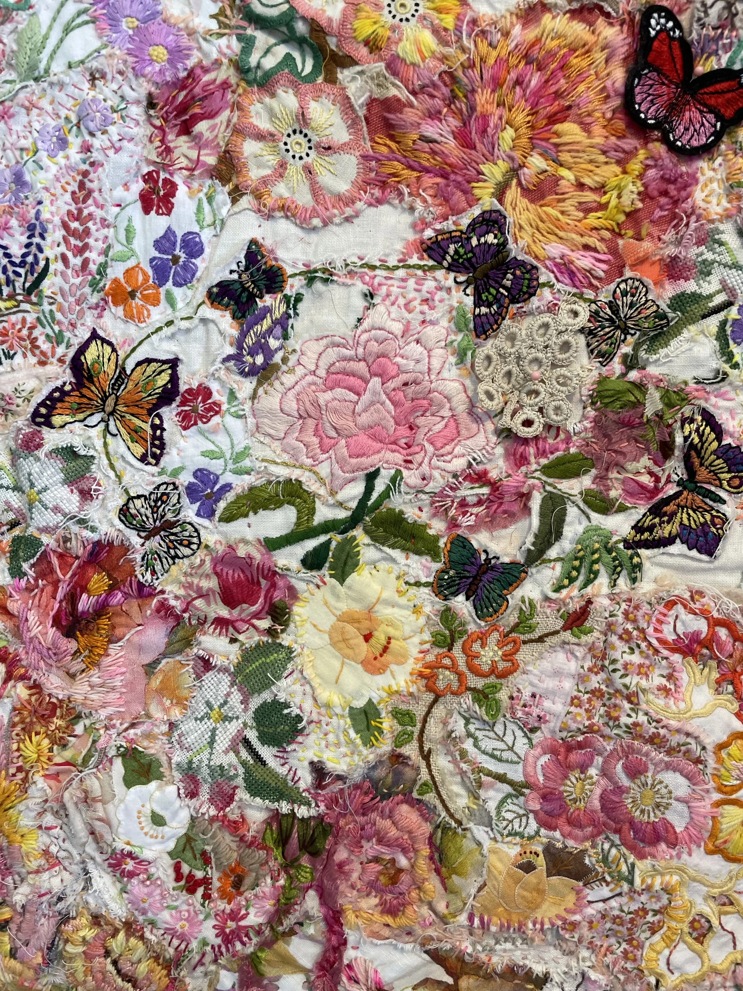 Whimsy and Wonder Textile Collage 2 day workshop with Kate in the Nest 12th &amp; 13th Sept  10 til 4pm