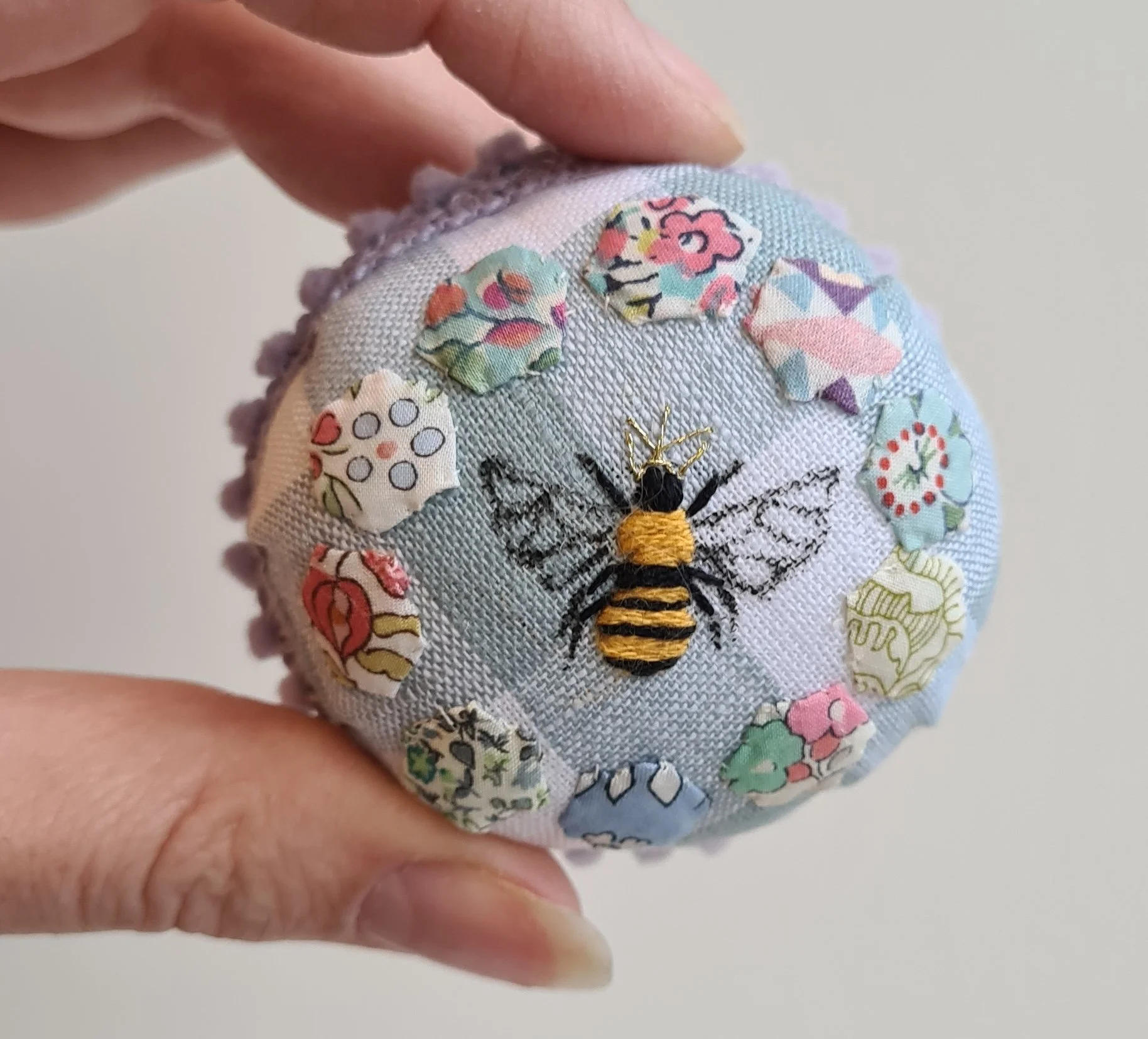 Embroidered Liberty and Linen Pincushions with Anna Victoria Sunday 7th March 2027