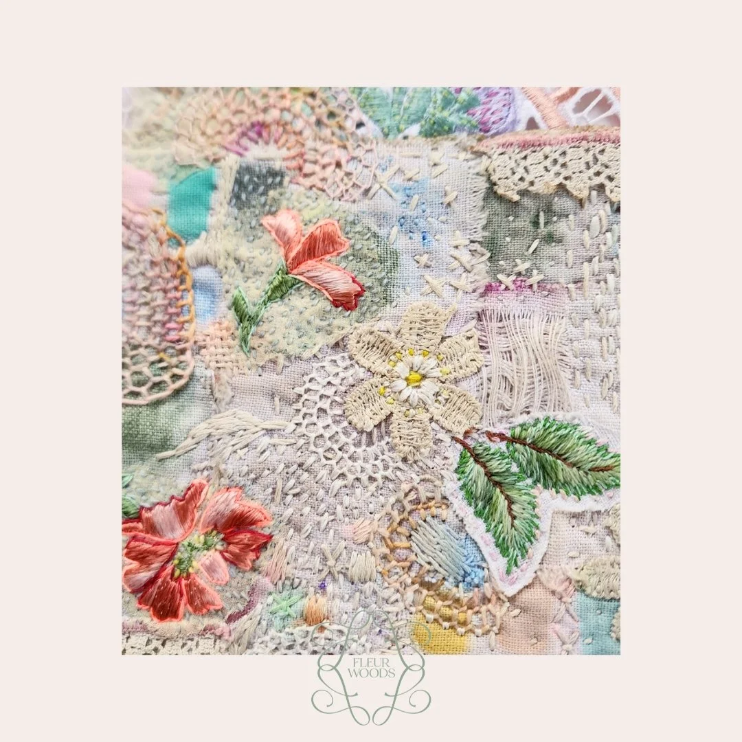 Art of Play Mixed Media Textiles & Stitch Two Day Workshop with Fleur woods Mon 10th & Tues 11th May 2027
