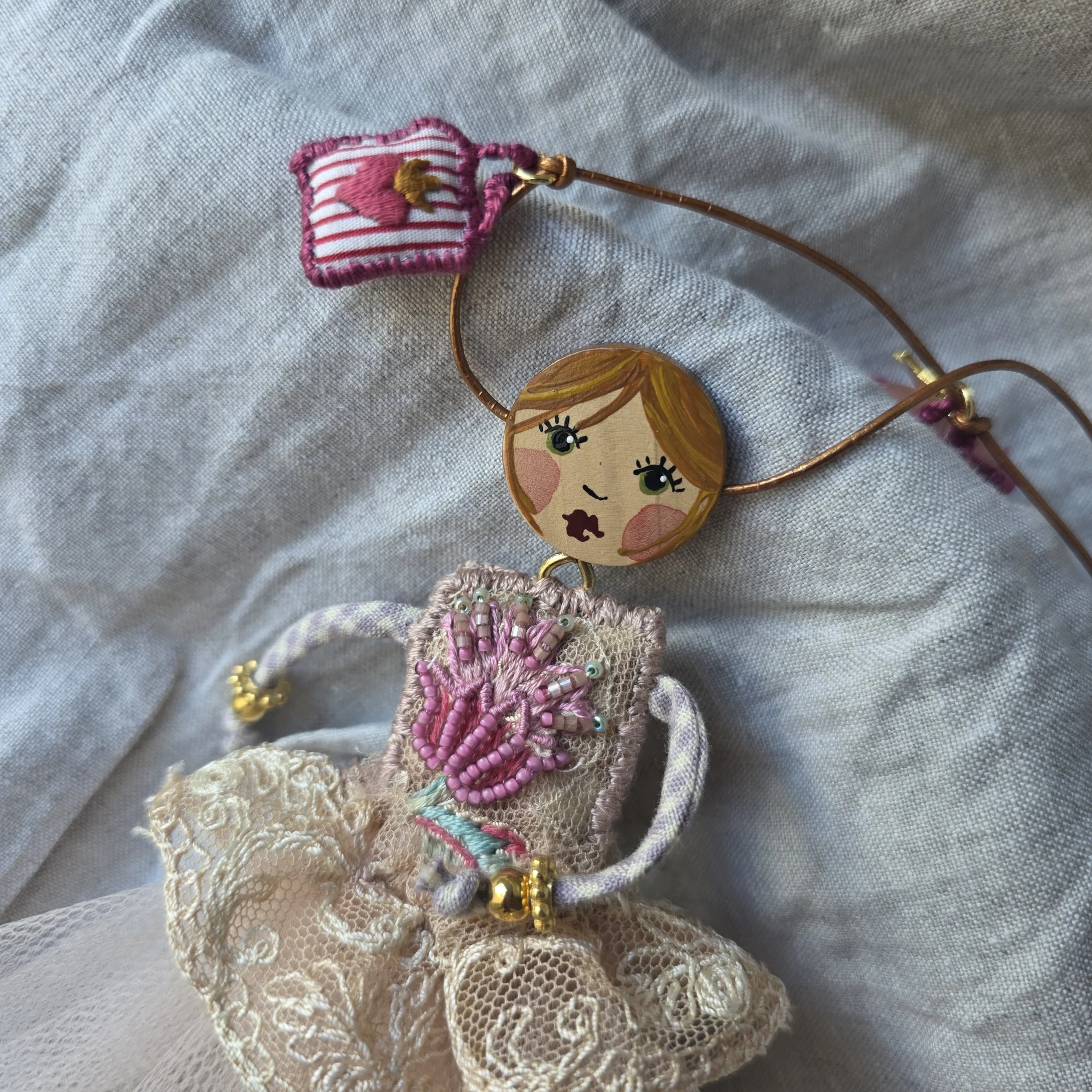 The Keepers: Cloth Doll Necklace workshop with Anna Victoria Fri 5th March 2027