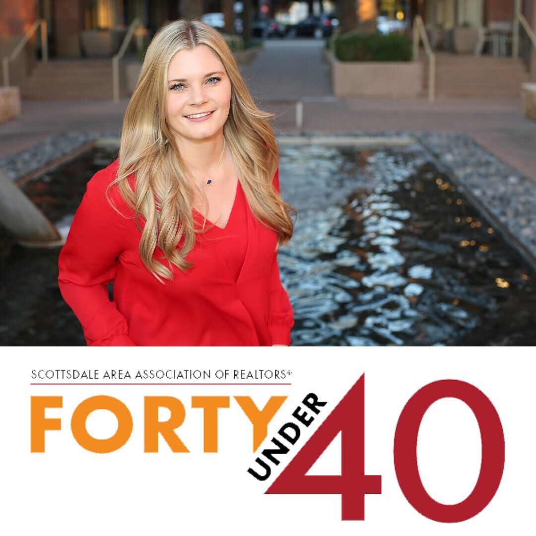 Scottsdale REALTORS&reg; Forty Under 40 Award Recipient for 2023

Very humbled and honored to be recognized as a recipient for this award, along with all the other agents! The Scottsdale Association of Realtors evaluated all applicants on production,