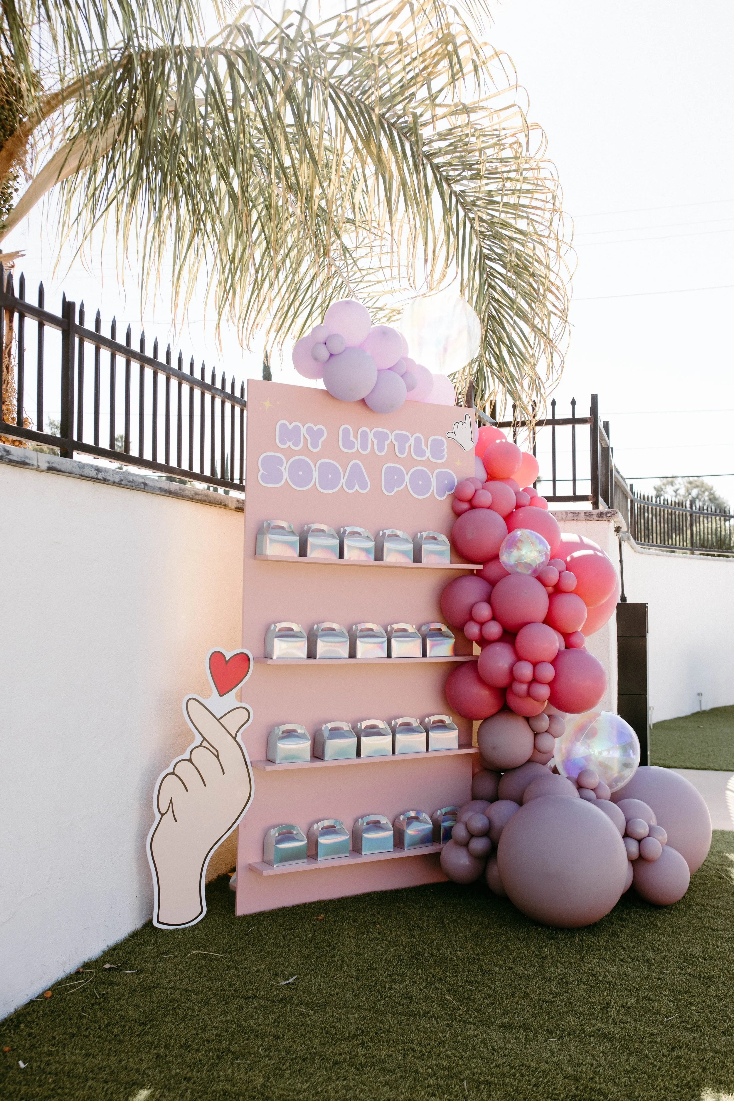 8ft Square Shelf Wall