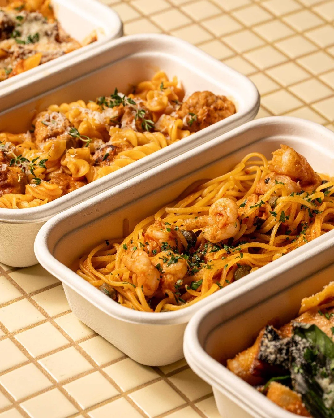 Lunch is sorted with our takeaway express menu.

Our fresh pasta is made daily and ready when you are.

From prawn linguine with chilli and garlic to slow-cooked beef ragu, eggplant pappardelle and classic carbonara, each one worth stepping out for.
