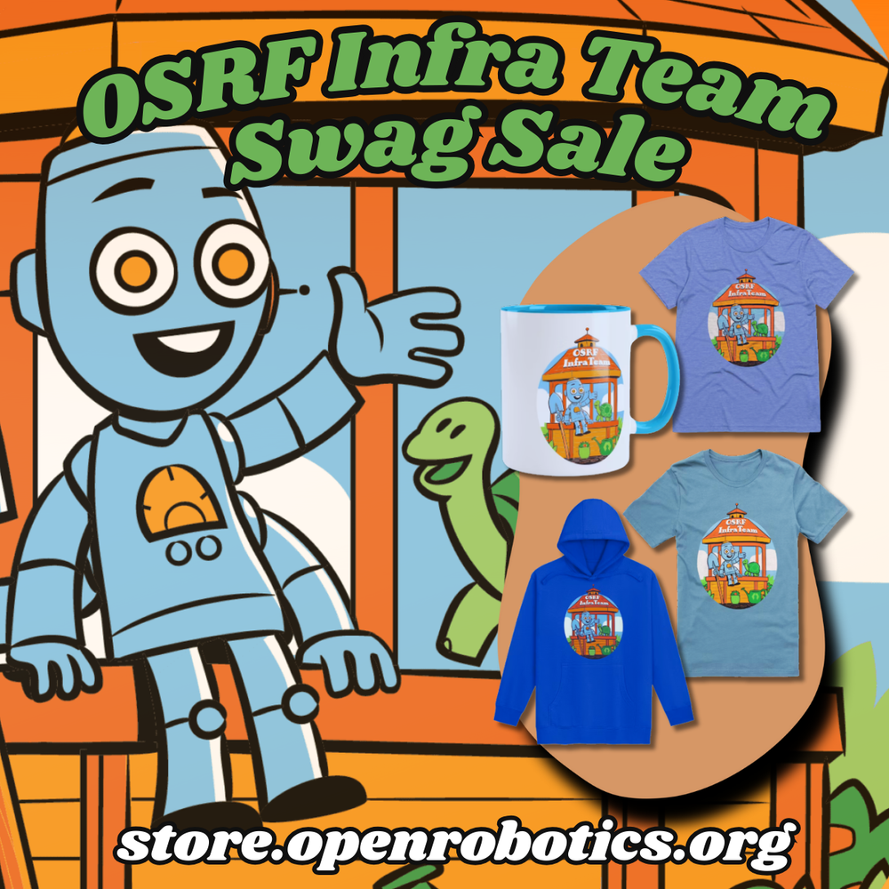 New Build Farm Backer Program & Infra Team Swag — Open Robotics