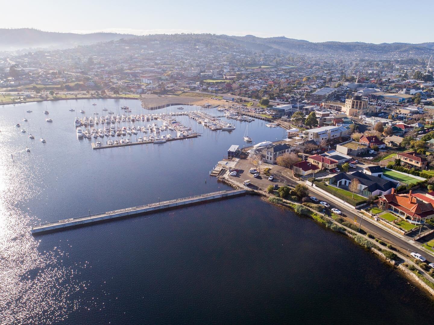 A stunning morning to take to the skies! We&rsquo;re currently working with a team of wonderful collaborators to deliver a vision for Victoria Esplanade in the City of Clarence, Tasmania. Jordan, our in house CASA certified remote pilot, has been con