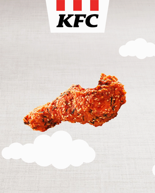 Selected artwork for KFC social media pages.