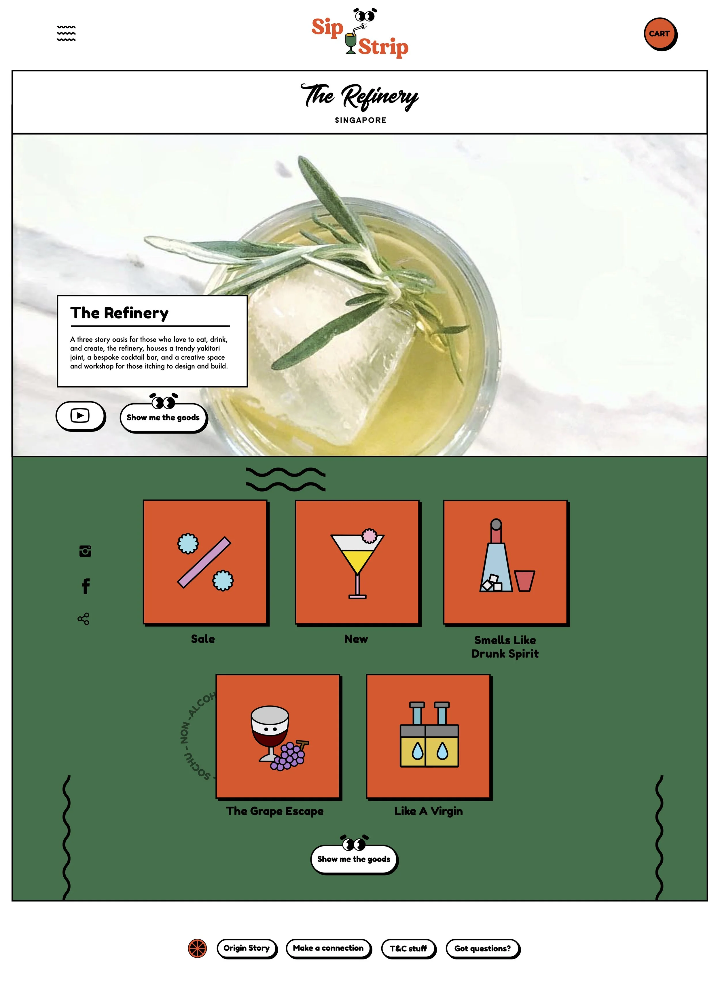 Desktop home page - option 1.