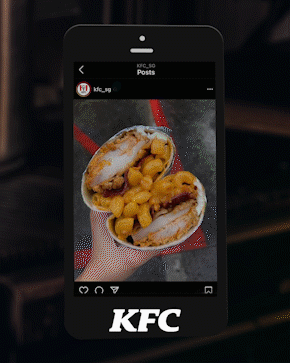 KFC Zingerito contest post. 
Animation + ideation + copy by me.