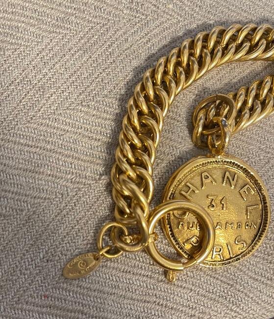 Chanel Gold Cambon 31 Rue Vintage Charm Bracelet — ANK WORLD