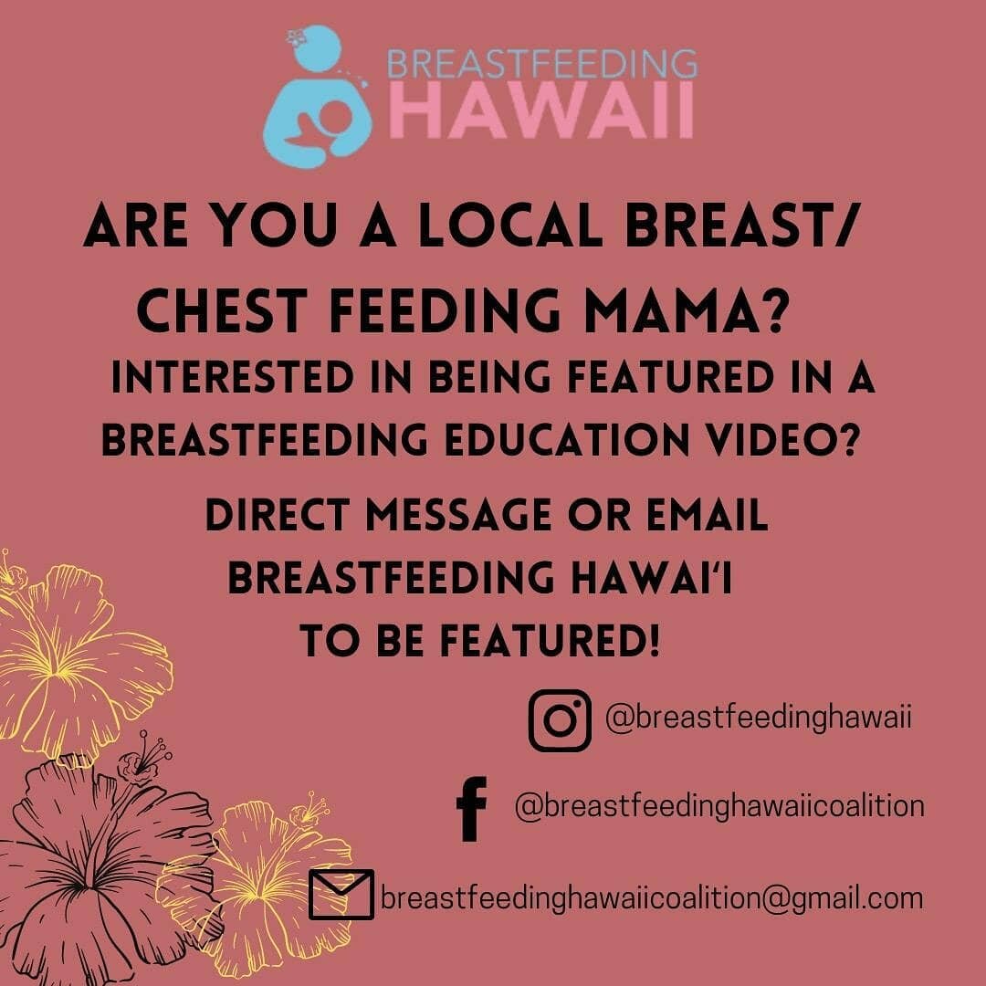 Look for local families! 
#breastfeedinghawaii #breastfeedingmom #breastfeedingsupport #breastfeeding #bevocalsupportlocal #waiu