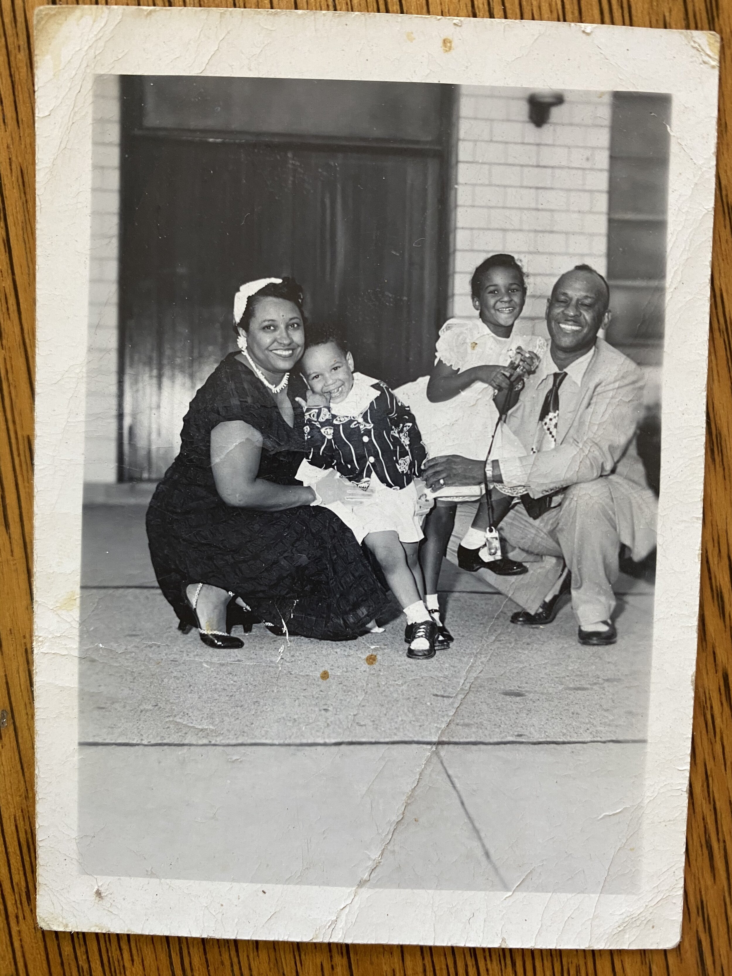 1955 - Watching a guy make our family portrait come to life made me fall in love with photography